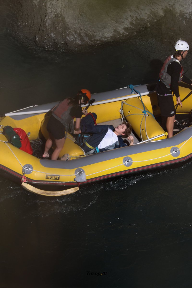 We can see his happiness