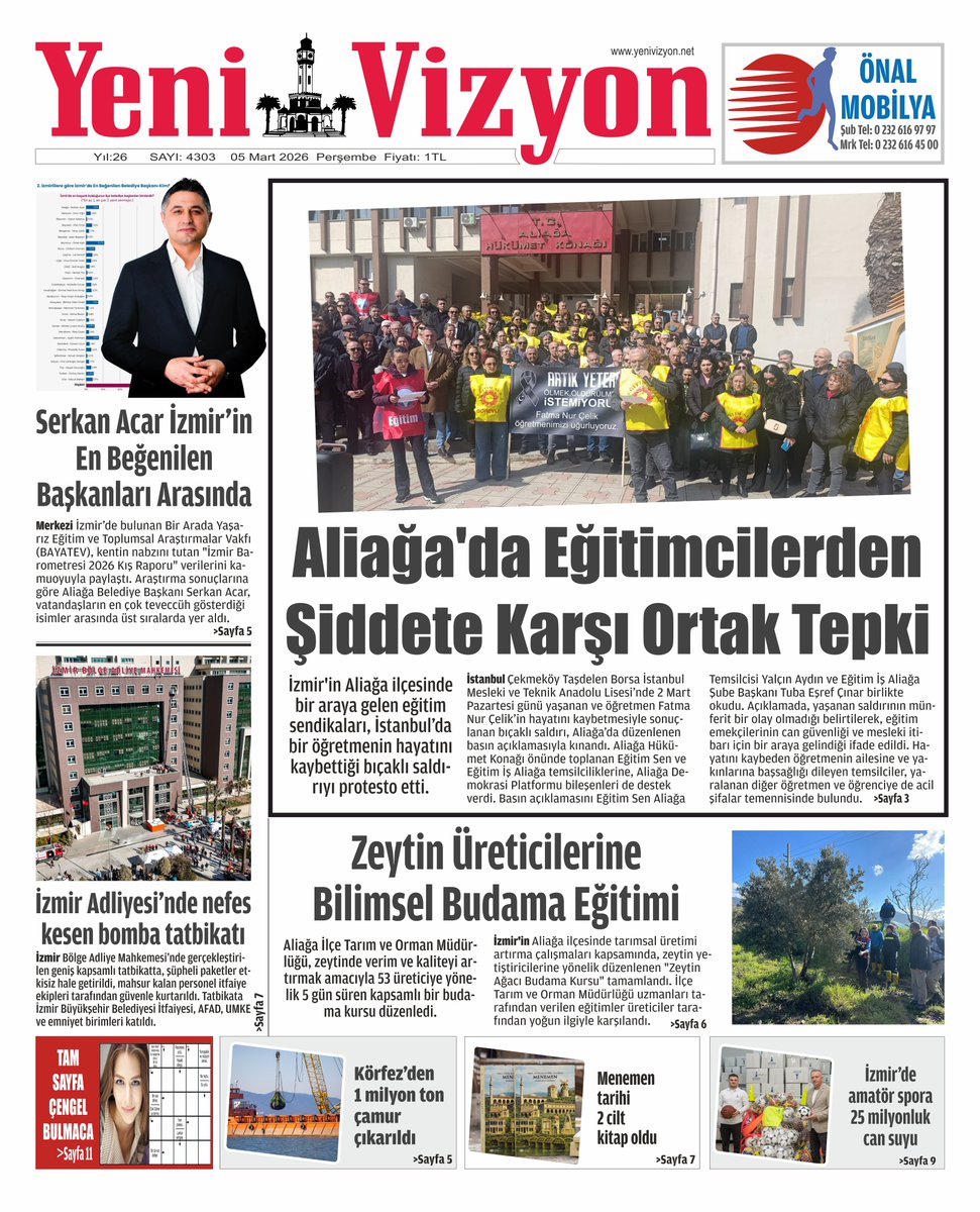 Yenivizyon Gazetesi
drive.google.com/file/d/15ZAK3P…
 #aliağa #izmir #haber #bakırçay