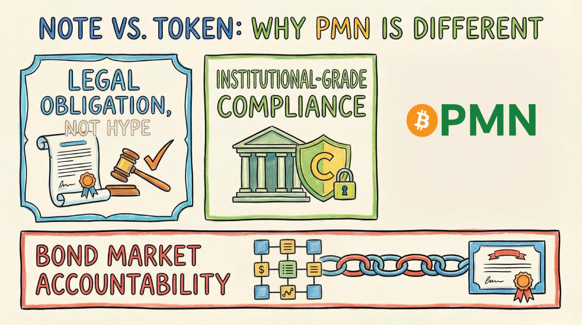 Pivotal_ts's tweet photo. Stop buying "hype" and start owning a "Security." ⚖️🛡️
#PMN is issued as a Digital Security Note (Reg D + Reg S), not just another speculative token.
✅ Legal Accountability
✅ Institutional Structure
✅ Real World Asset (RWA)
#PTS #Bitcoin #SecurityTokens #RWA #ST0 https://t.co/KjBYP1ey8r