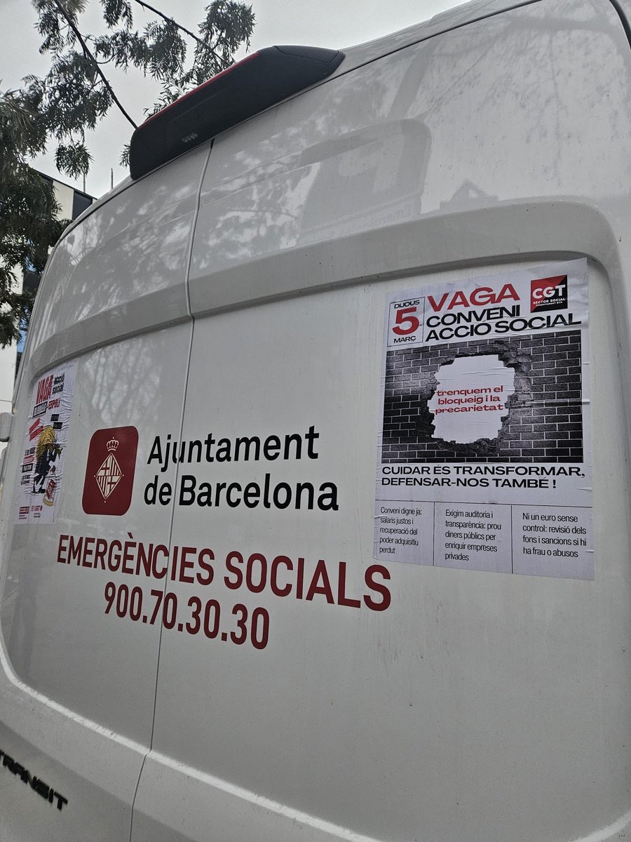 cuesbenlluita's tweet photo. Ens veiem als carrers a fer sentir la nostra veu!✊
#sectorsocial #5M #vaga #vaga5m #vagasectorsocial #convenidigne #enlluita #cuesb #cuesbenlluita https://t.co/XzjmcE94B2