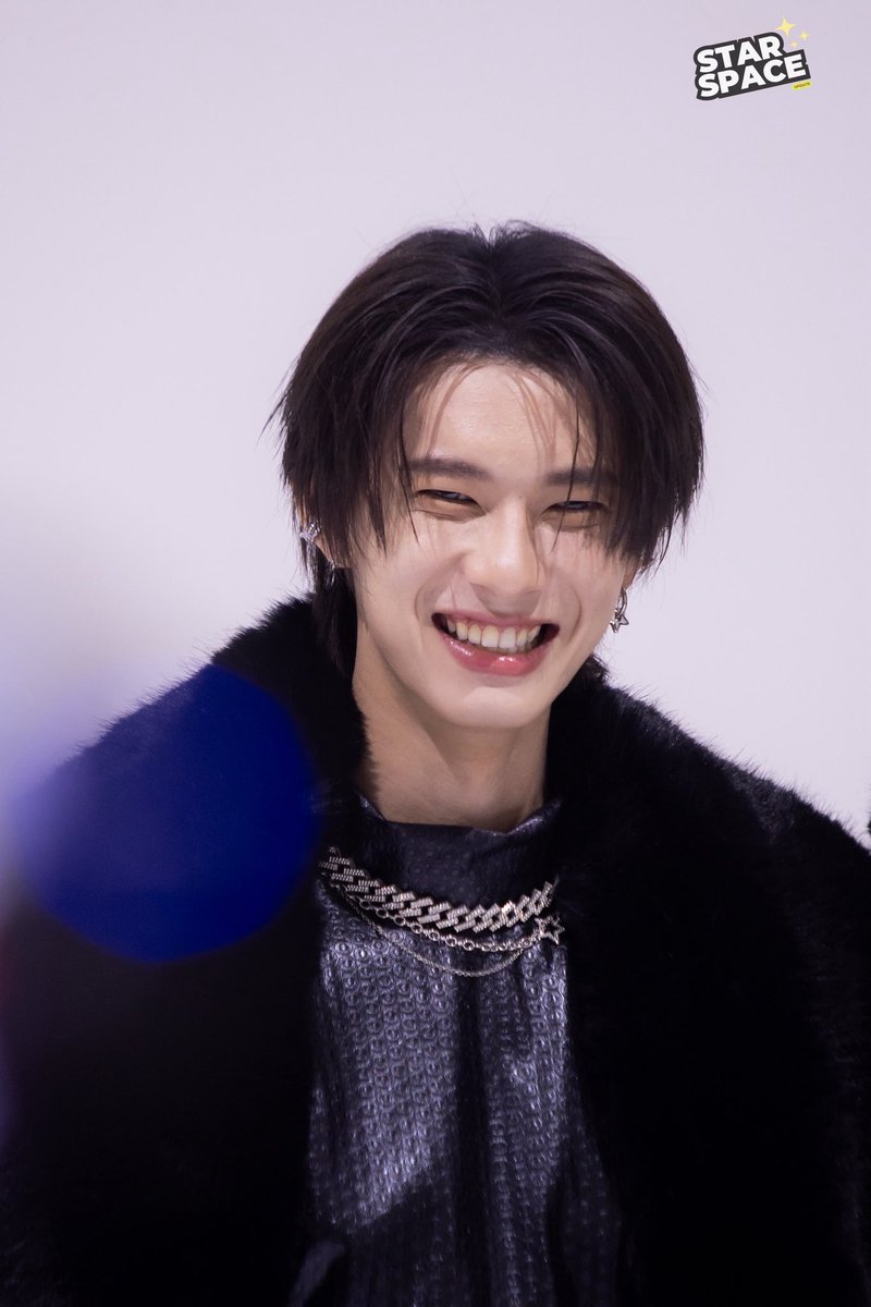 His appearance is fierce, but his smile is still sweet