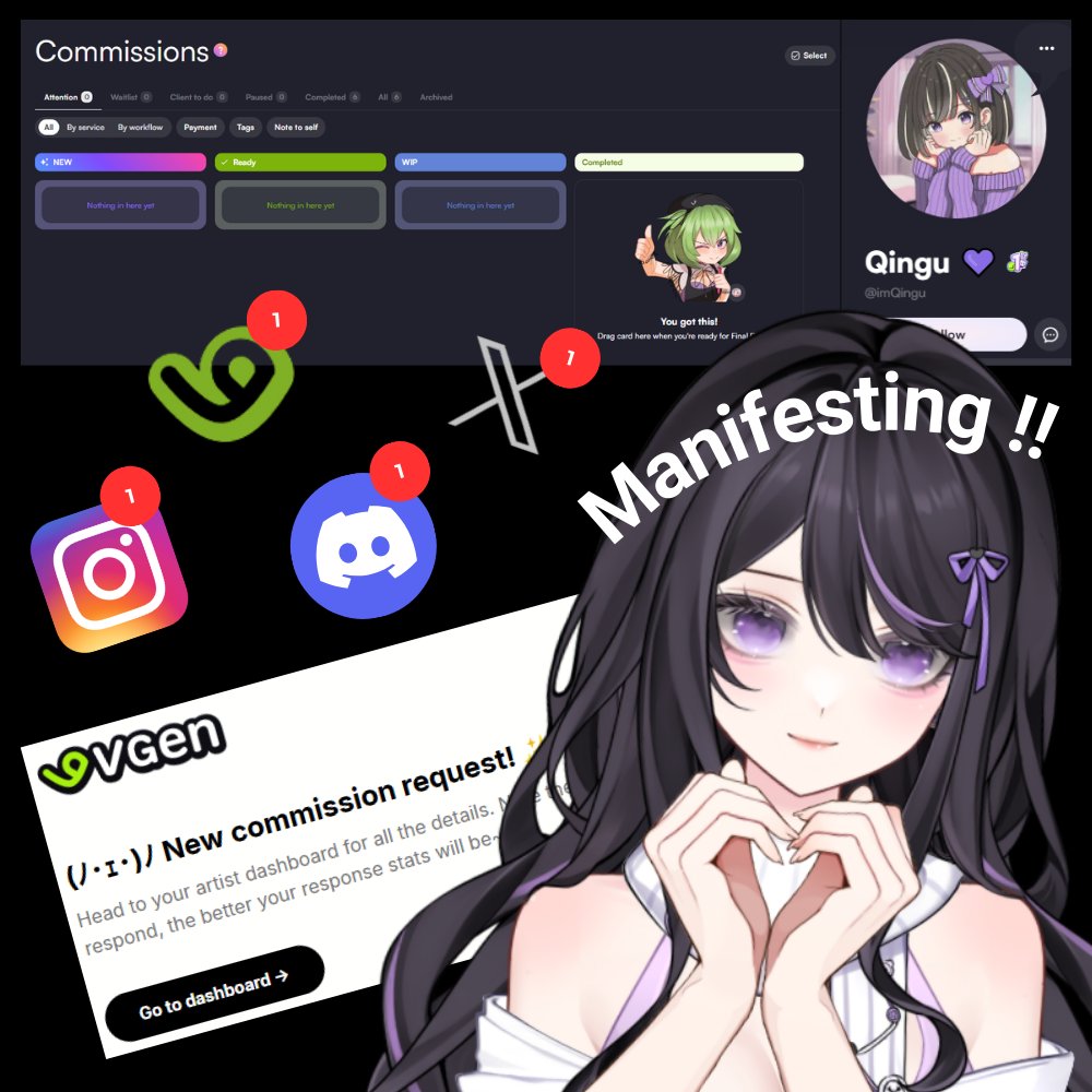Qingu 💜 VGen Open tweet media