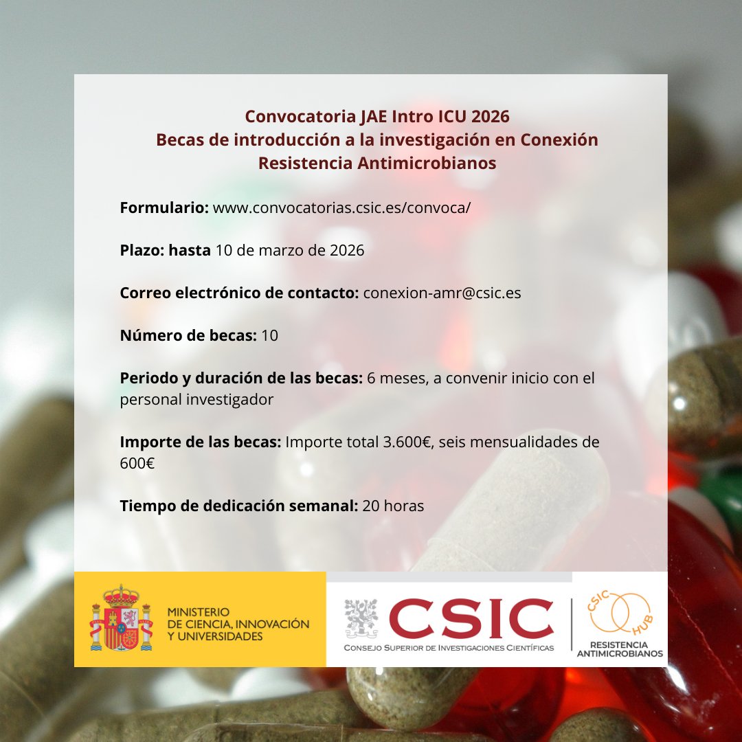 Antimicrobianos Hub CSIC tweet media