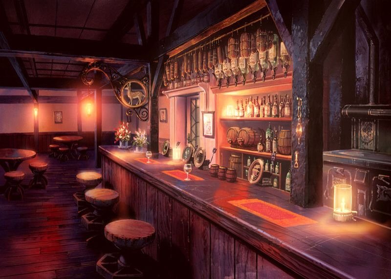 The Mercenary stay alone at the bar tonight drinking his glass of Scotch Whiskey and listening to the smooth jazz on the radio.