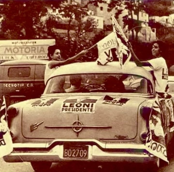 #5Marzo1964 "El Consejo Supremo Electoral (CSE, hoy, CNE) declara que en el país hay un solo partido Acción Democrática"

Salimos con la negra para recuperar la blanca y, lo logramos, ganamos el 01 de diciembre de 1963 con el compañero RAÚL LEONI, la Presidencia de la República