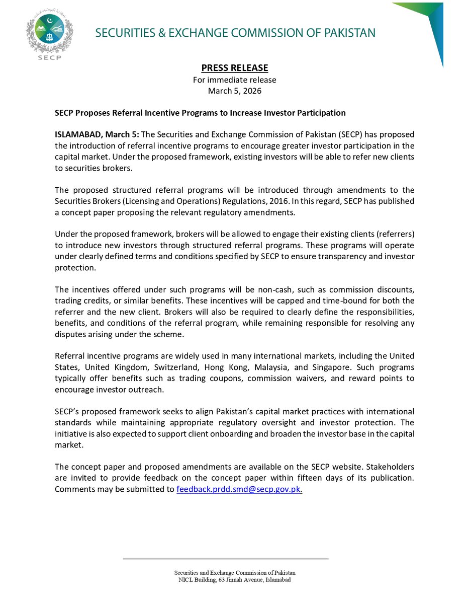 SEC Pakistan tweet media