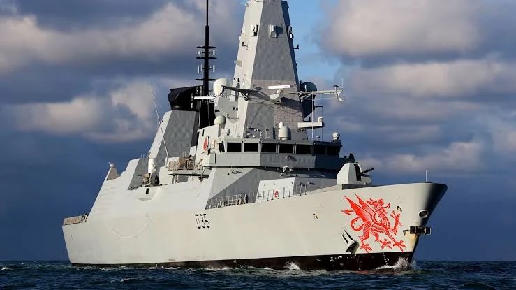 HMS Dragon.
The only boat Starmer and <a href="/UKLabour/">The Labour Party</a> have stopped crossing the channel.