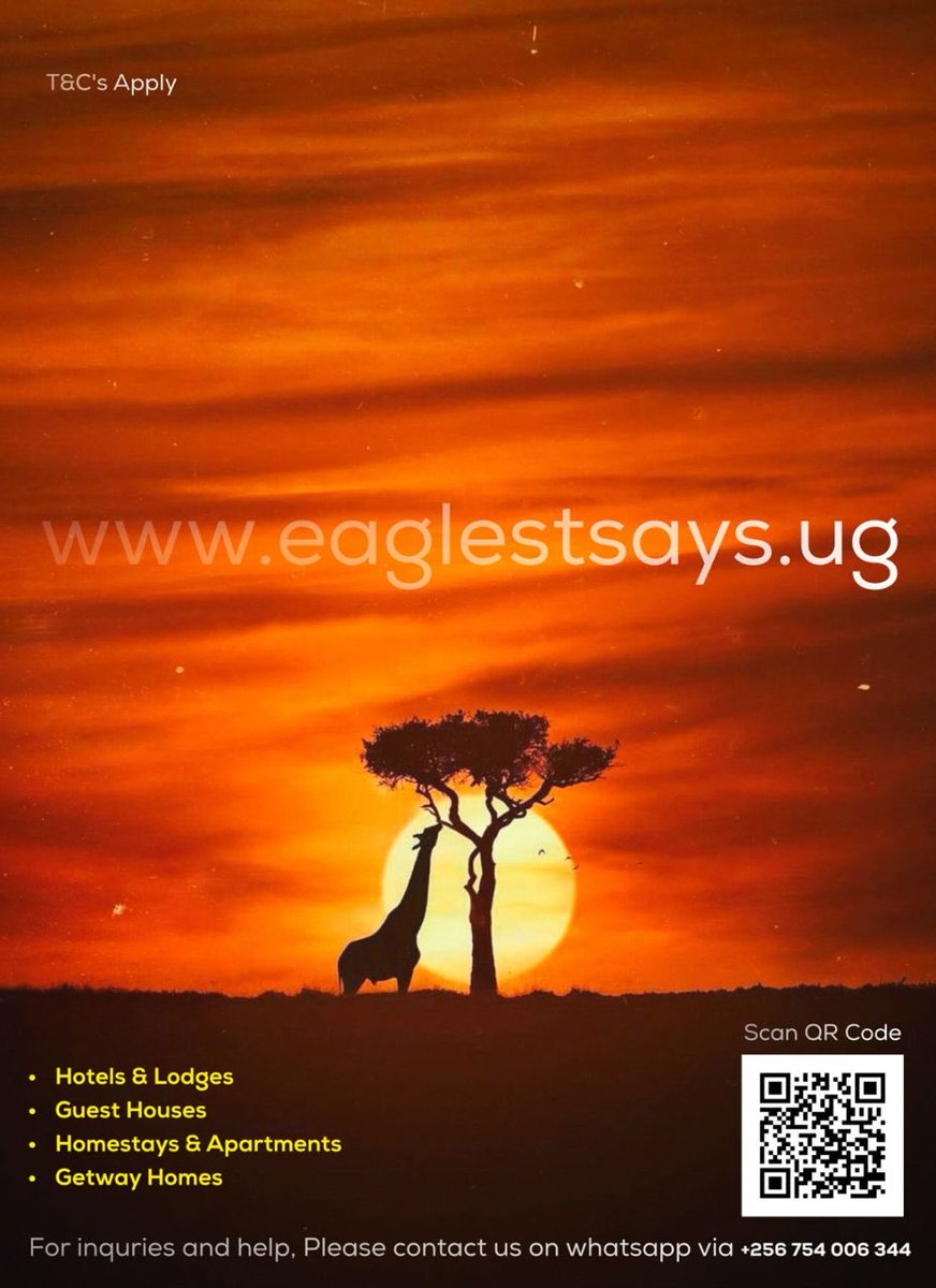 Almeida_UG's tweet photo. After a great adventure in Kasese, you deserve a good rest. With our list of verified accommodation, you can choose the comfort that suits you best.

As we head towards the Rwenzori Marathon, the demand for good and comfortable accommodation is real.

Secure your stay early.
Book today at https://t.co/AWNZsrxcIu.