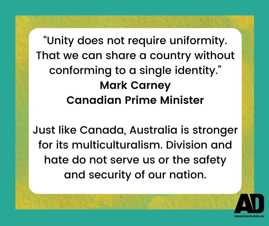 AustDems's tweet image. Mark Carney addressed Australia's Parliament today. It's definitely worth watching.

Link: m.youtube.com/watch?v=8cjxO0…

#auspol #StrongerTogether #MarkCarney