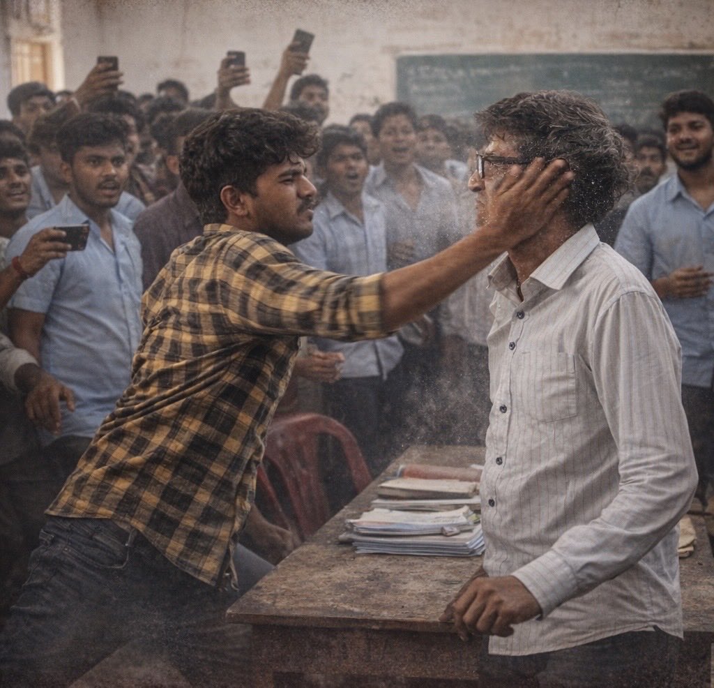 Ajayinsights777's tweet photo. తల్లి తండ్రి గురువు దైవం అంటారు...
అలాంటి ఒక గురువుపై ఒక విద్యార్థి చేయచేసుకోవడం చాలా దారుణం...
కృష్ణ జిల్లా గన్నవరం వీరవల్లి జడ్పీ హైస్కూల్ జరిగిన ఘటన చాలా దారుణం...
#AndhraPradesh #teacher https://t.co/dipwNd2SZT