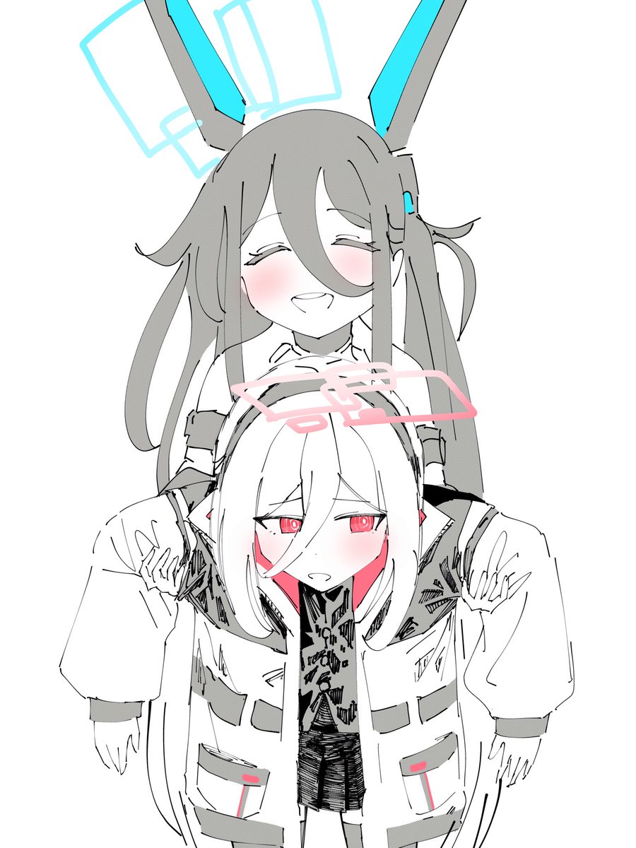 アリスとケイ #ブルーアーカイブ #イラスト