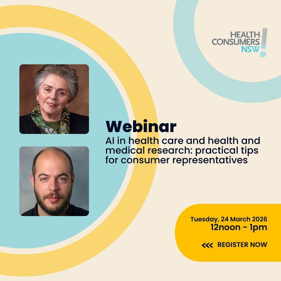 Health Consumers NSW tweet media