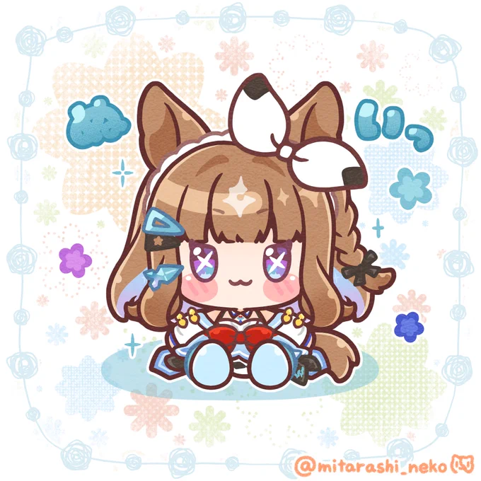 ぬいぐるみ風のアモアイちゃん #ウマ娘 #アーモンドアイ