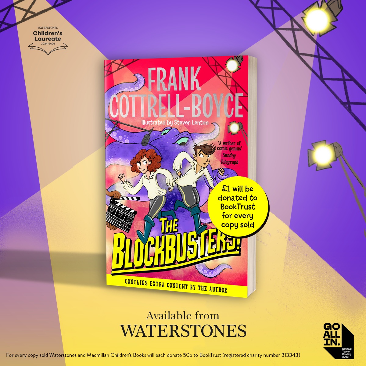 It's  #WorldBookDay so I'm giving away two signed copies of the Waterstones Special Edition of Blockbusters - which includes new material and a donation to BookTrust - to someone who RTs this