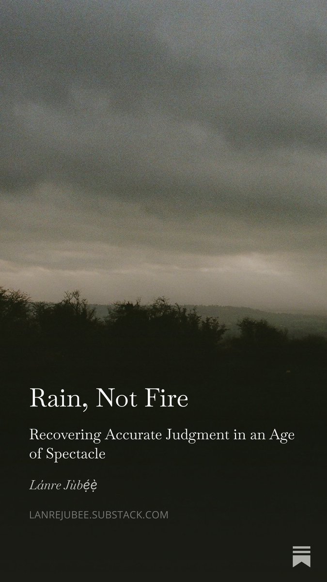 Elijah prayed once and fire fell. He had to pray seven times for rain. He couldn't pray at all for the brook to stay. Same man. Same God. Different experiences.
open.substack.com/pub/lanrejubee…