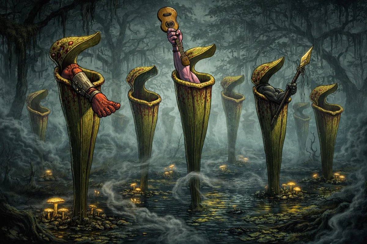 Bogborn_ZG's tweet photo. Big celebration comin' up in the swamp! 🐊💚 Every orc warrior gonna honor his orc lady. And me? I'm pickin' flowers for my little dumplin'.
#Swamps #Unstoppabletribe #ZarGates https://t.co/WEQVZQGF01