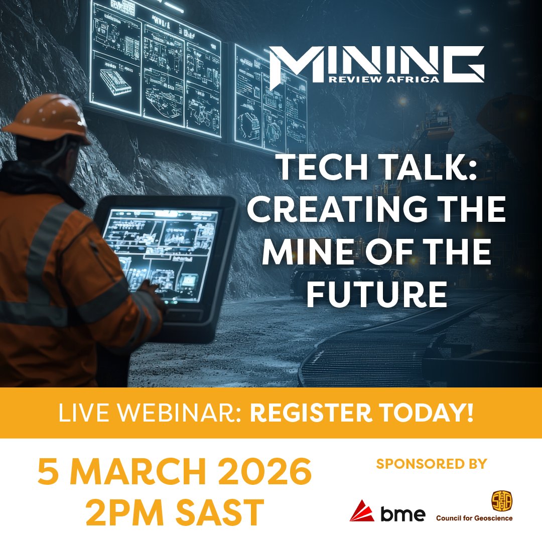 MiningReview's tweet image. 𝗛𝗮𝗽𝗽𝗲𝗻𝗶𝗻𝗴 𝗧𝗼𝗱𝗮𝘆

Join Mining Review Africa’s live Tech Talk webinar: “Creating the Mine of the Future.”

Discover the innovations and technologies transforming the mining industry.

14:00 SAST

Watch live:
eu1.hubs.ly/H0skzSN0

#Mining #FutureOfMining