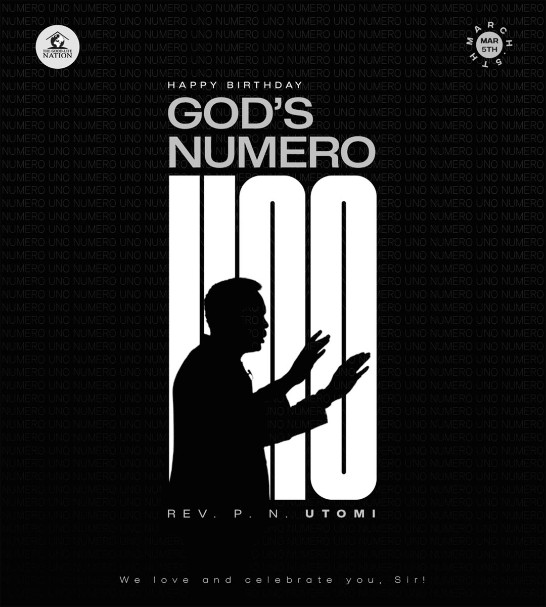 TGLFInc's tweet photo. Before RPN, Christianity was abstract to us; through him, revelation became practical, faith became productive, and dominion became our lived experience.

CELEBRATING GOD’S NUMERO UNO!

#RepositoryRPN 
#TheGodBestFriend https://t.co/IzrAftCGTo