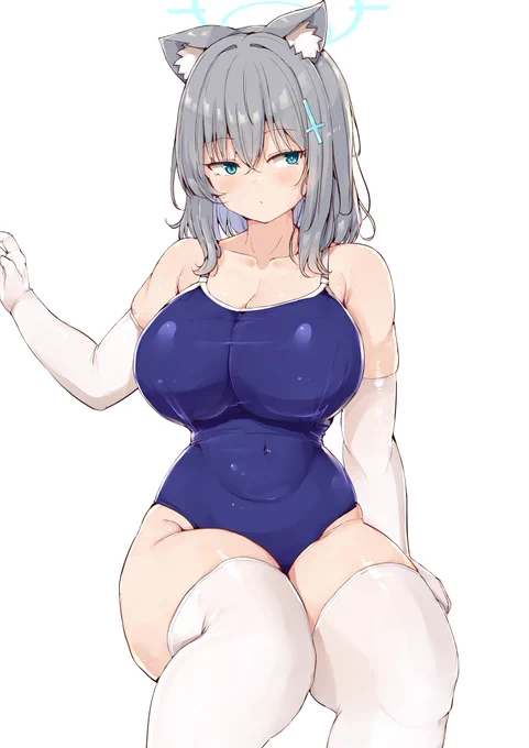 507日目 スク水のシロコ