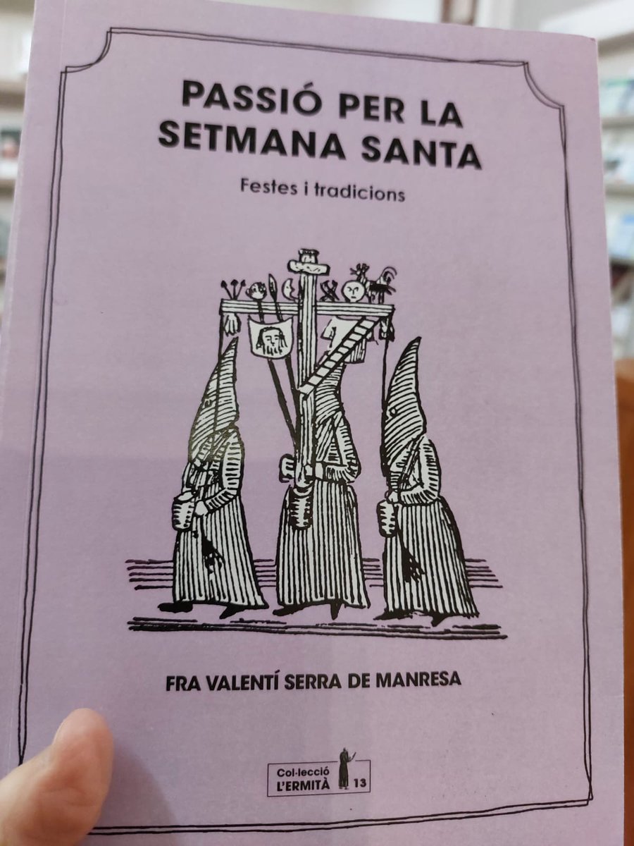✝️ Quaresma, temps per preparar el cor.
📘 Passió per la Setmana Santa, de Fra Valentí Serra de Manresa (Edicions Morera), ens acosta a la riquesa espiritual i cultural dels dies sants.
📍 Ja a la Llibreria Diocesana de Tarragona.
#Quaresma #SetmanaSanta #LlegirPerCreixer