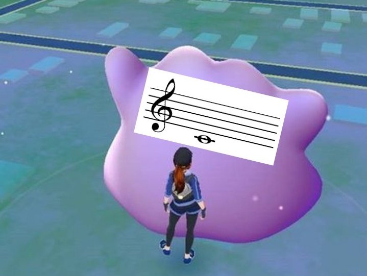 La palabra «Ditto», con el sufijo diminutivo –itto, implica la existencia de un Ditto más grande. Estamos ante la presencia del mítico y legendario Pokémon. 

EL DO.