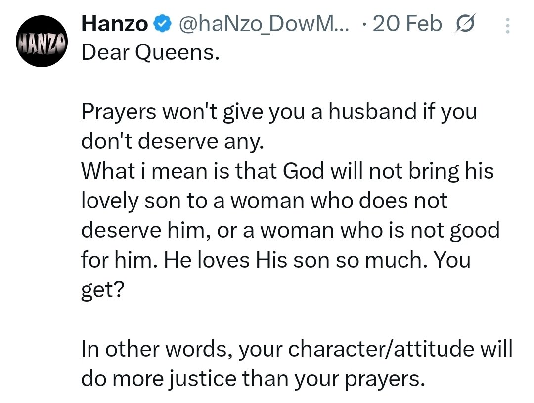 <a href="/instablog9ja/">Instablog9ja</a> It's not by prayers, shaa.