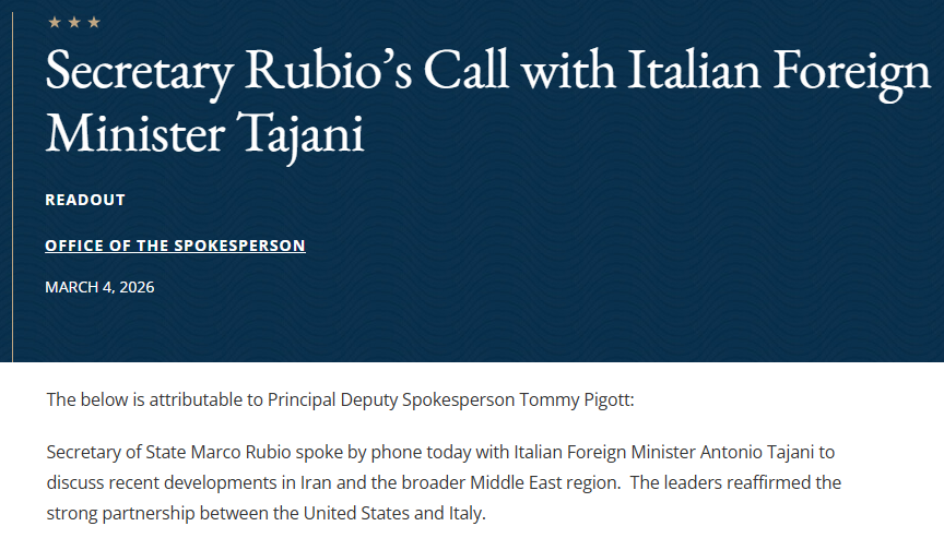 Ambasciata U.S.A. tweet media