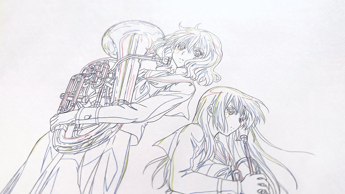 最終楽章 響け!ユーフォニアム』前編】 「キービジュアルミニ原画 最終楽章 響け!ユーフォニアム』前編】 「キービジュアルミニ原画