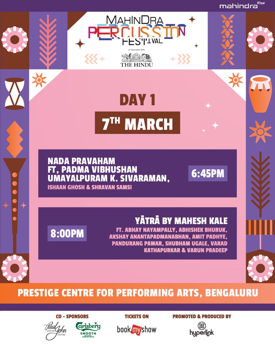 Mahindra Percussion Festival tweet media