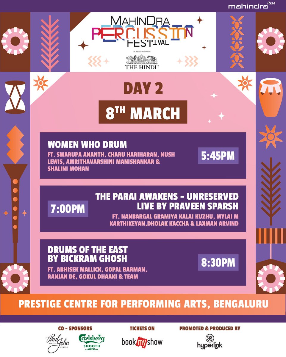 Mahindra Percussion Festival tweet media
