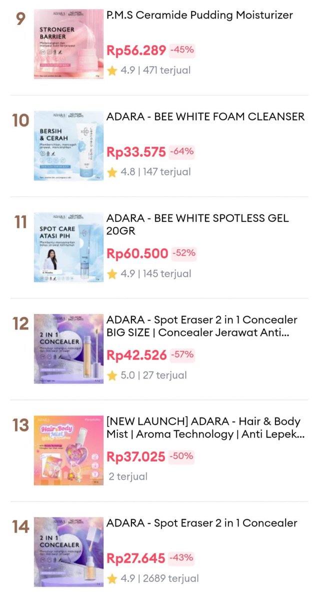 Adara Cosmetics Official tweet media