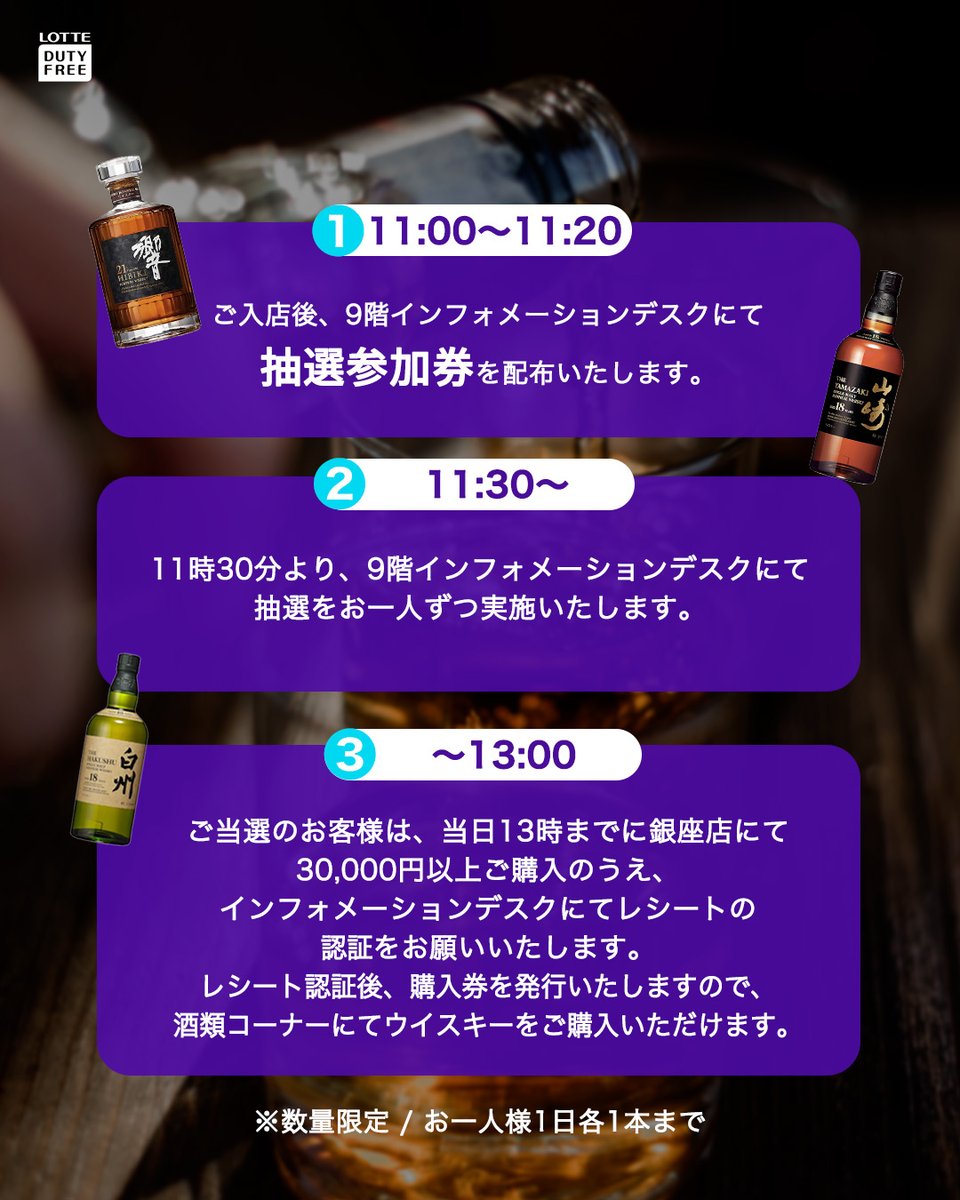 サントリープレミアムウイスキー優先購入券イベント🥃 □対象商品