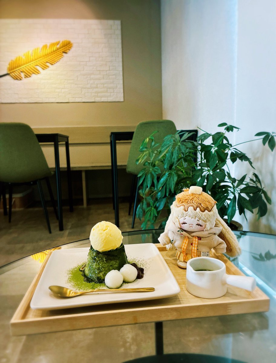 Nyanya37839645's tweet photo. まったり抹茶プリン🍵 https://t.co/onIlQHdOgy