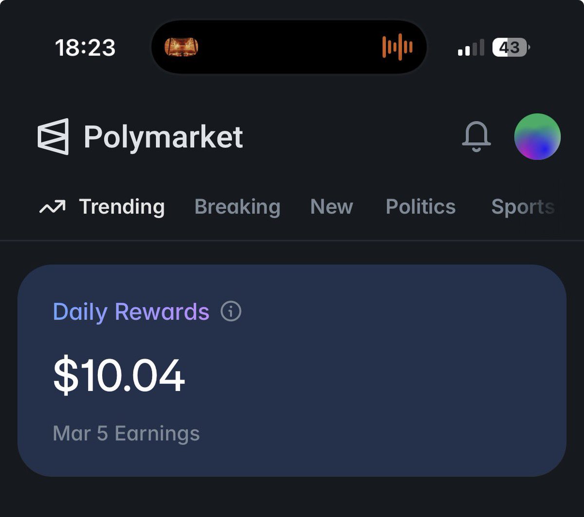 zillenss's tweet photo. First big day on @Polymarket for Lp rewards. Competition is Tight !

#Polymarket #lp #Prediction https://t.co/wiO0y6U2jG