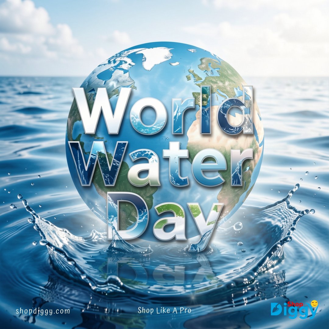 ShopDiggy's tweet photo. Every drop of water conserved contributes to a more resilient world and protects a resource essential for all life on Earth. #WorldWaterDay #WaterIsAHumanRight #CleanWater #SaveWater https://t.co/OAqtm7wW9c