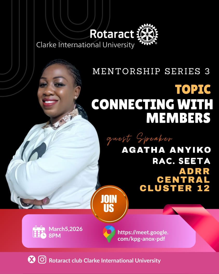 Rotaract Clarke International University (Basawo) tweet media