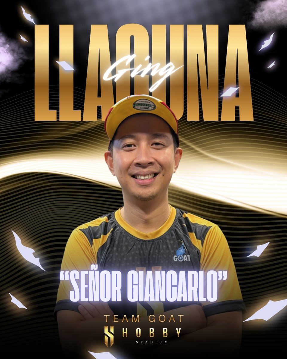 TeamGoatLorcana's tweet photo. Introducing the Team GOAT – Hobby Stadium Roster

We have the team’s Steel aficionado, Ging aka Señor Giancarlo! A Disney collector extraordinaire, passionate about all things Mulan, Moana, and Encanto. #LetsGOAT

#TeamGOAT #HobbyStadium #Lorcana https://t.co/hQ5AfMvsHv