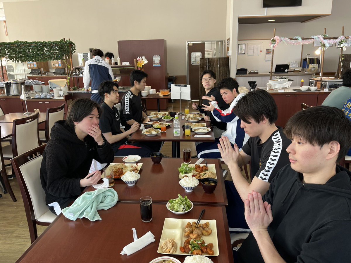 合宿3日目お疲れ様でした🙌🏻

明日は最終日です！！
最後まで気を引き締めて頑張っていきましょう！！🤽‍♂️