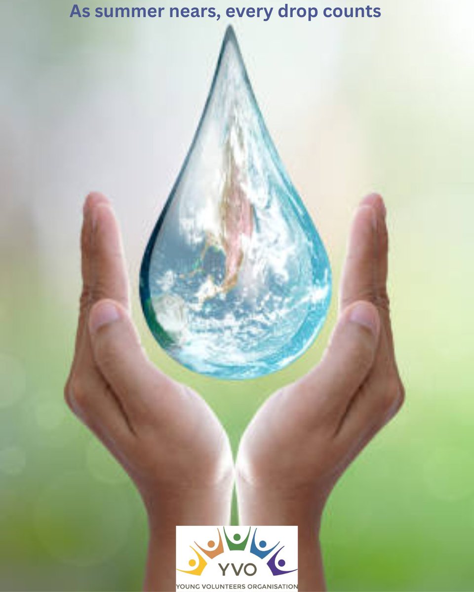 help_yvo's tweet photo. Summer is here, and so is the reality of water scarcity. 💧
Every drop matters.
Fix leaks. Reuse water. Use it mindfully.
Let’s conserve today for a water-secure tomorrow.

#YVO #SaveWater #EveryDropCounts https://t.co/Ox0OCLFV2T