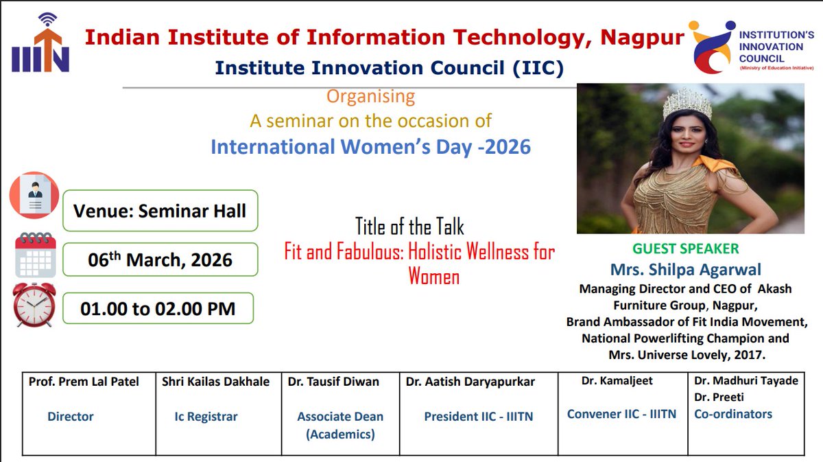 IIIT NAGPUR OFFICIAL tweet media