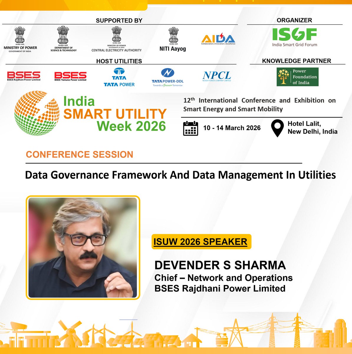 India Smart Utility Week - ISUW tweet media