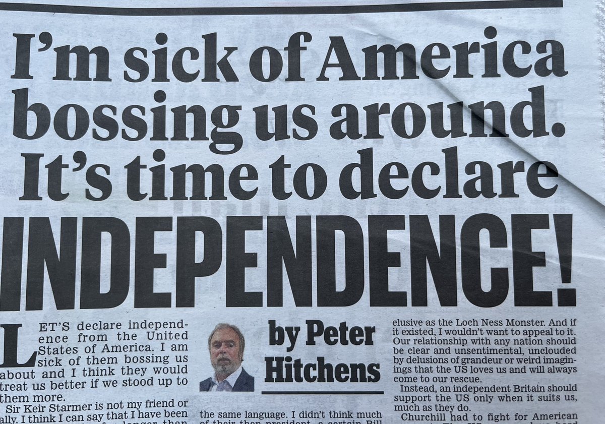 Peter Hitchens tweet media