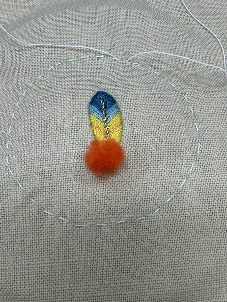 美しい😍🪶が完成しましたね❣️