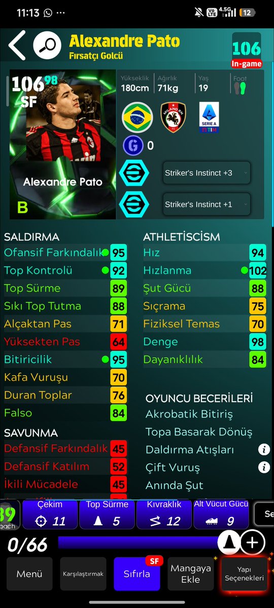 3 FIRSATÇI GOLCÜ 🔥

Del Piero Alev almış 
99 bitiricilik 99 falso🔥

#efootball26