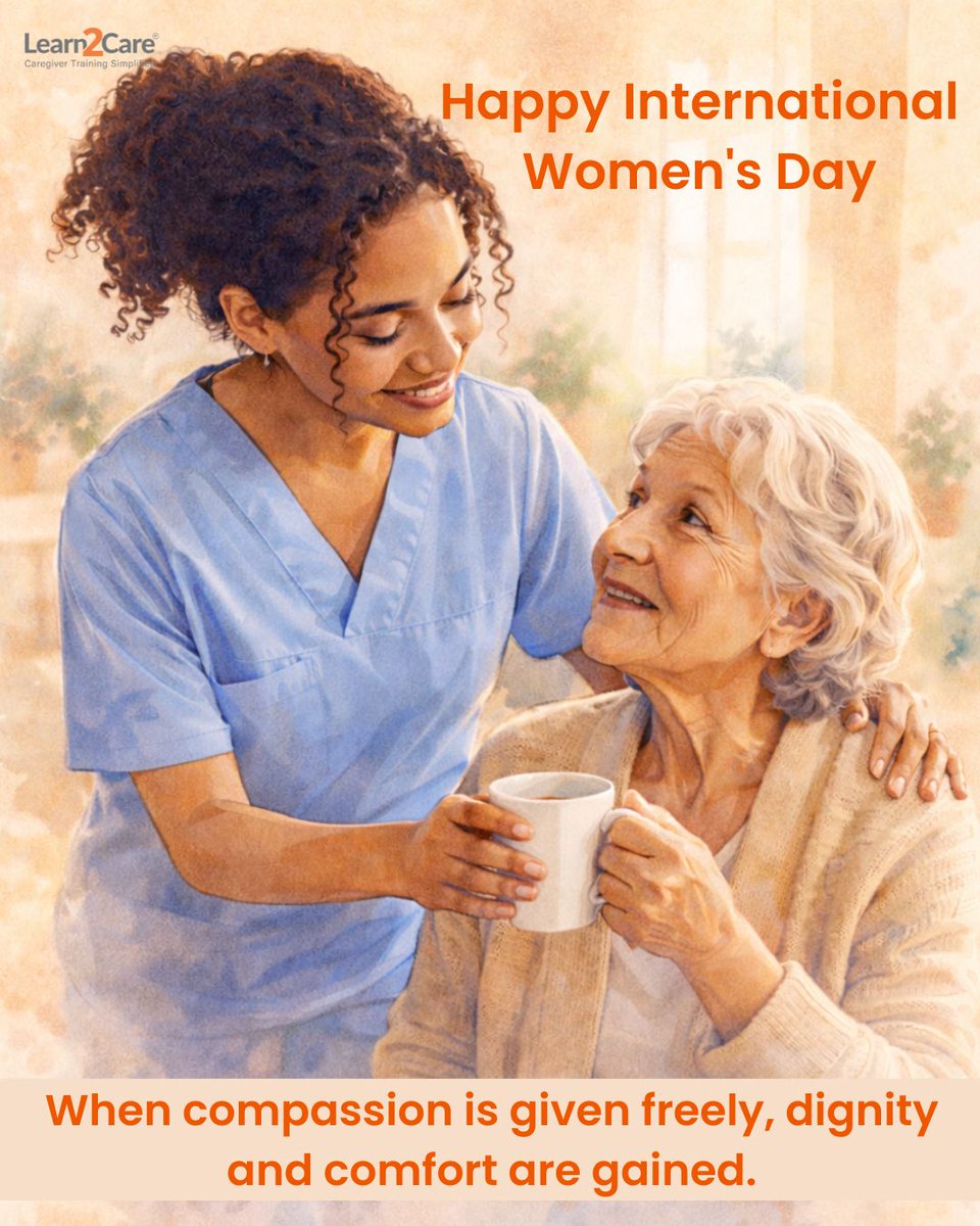 Learn2CareUS's tweet photo. This International Womenβs Day, we celebrate the women who give compassion, patience, and strength to caregiving every day.
Because when women give care, the world gains comfort, dignity, and hope π€
#Learn2Care #InternationalWomensDay #GiveToGain #CaregiverSupport https://t.co/NdysvJ9yOX