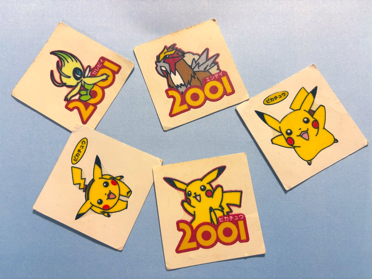 yuiboo_05's tweet photo. 懐かしいポケモンシールでてきた https://t.co/ej5aCY2lbH