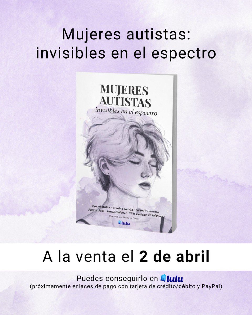 dmillanlopez's tweet photo. Mujeres autistas: invisibles en el espectro - A la venta el 2 de abril de 2026

Durante décadas, el autismo se describió desde un patrón masculino que dejó fuera a miles de mujeres, favoreciendo diagnósticos tardíos y confusiones clínicas. En ese contexto, algunas aprendieron a adaptarse de manera constante a las expectativas sociales —a partir de la observación, la compensación o la inhibición de rasgos—, no como una capacidad innata ni generalizable, sino como una respuesta situada, influida por el entorno y sostenida con un elevado coste físico y emocional.

Mujeres autistas: invisibles en el espectro analiza cómo se manifiesta el autismo en mujeres, por qué suele confundirse con otros diagnósticos y qué papel juegan el contexto y las normas de género a lo largo de la vida. Con rigor y lenguaje accesible, aborda el diagnóstico diferencial, la comorbilidad, el cuerpo y el dolor, la sexualidad, la identidad, los vínculos y las distintas etapas vitales, incorporando también testimonios que ayudan a nombrar experiencias largamente invisibilizadas.

No es un libro para aprender a encajar mejor, sino para comprender con mayor precisión una realidad históricamente mal leída.

Un libro de Daniel Millán, Cristina Galván, Patricia Peña, Sandra Gutierrez, Noemí Velamazán & Hilda Enríquez. 

Ilustrado por María de Santos. 

A la venta el próximo 2 de abril de 2026 en https://t.co/LqpFCzb8vx. 

Pago con tarjeta de crédito o débito y PayPal. 

Próximamente más información. 

 #TEA #CEA #autismo #autista #mujeresautistas
