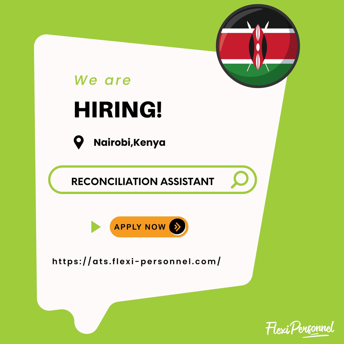 We’re Hiring: Reconciliation Assistant | Nairobi

📅 Application Deadline: 23rd March 2026
Apply Here: ats.flexi-personnel.com/browse-jobs/85…
#Hiring #FinanceJobs #AccountingJobs #Reconciliation #KenyaJobs