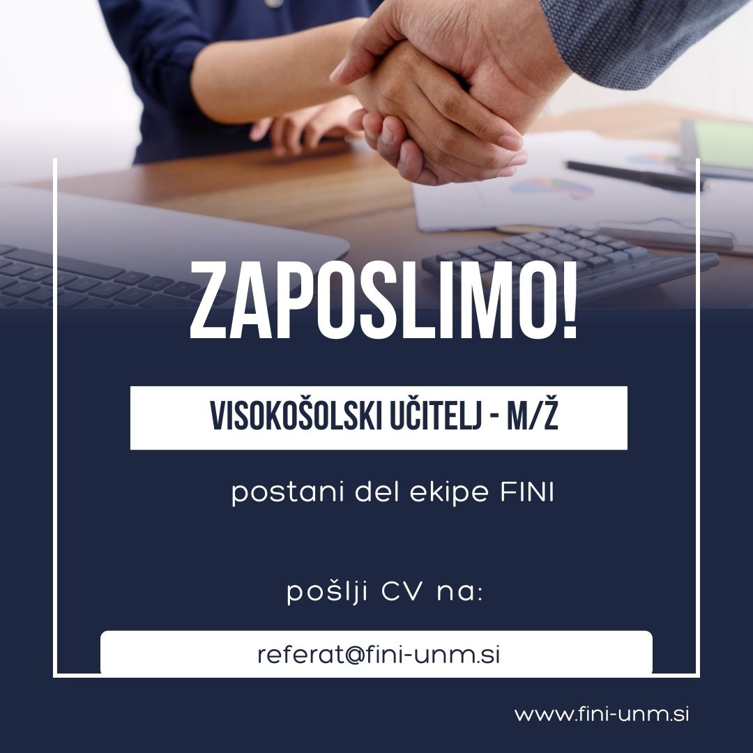 FININM's tweet photo. 𝙕𝙖𝙥𝙤𝙨𝙡𝙞𝙢𝙤 - 𝙑𝙞𝙨𝙤𝙠𝙤š𝙤𝙡𝙨𝙠𝙞 𝙪č𝙞𝙩𝙚𝙡𝙟 (𝙈/Ž)
Več informacij na: https://t.co/T3rfBpCP6V https://t.co/K6HMUr0UCb