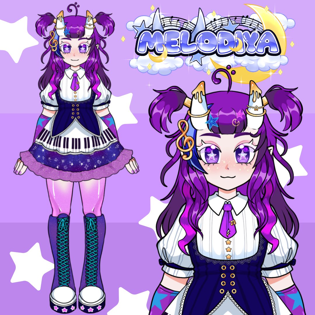 melodiyavt's tweet photo. 𝓜𝓮𝓵𝓸-𝓜𝓮𝓵𝓸𝓭𝓲𝓲𝓲~

My name is Melodiya, and I'm a musical oni from space to create a safe space for lost souls <3 I mostly stream karaoke, rhythm games, and cozy games when I feel like it! Come say hi :3

🎨@cynimint 
🌟https://t.co/R5KaCesV1H
🎵https://t.co/oTXtez84Bb https://t.co/8pa8RNQ7lO